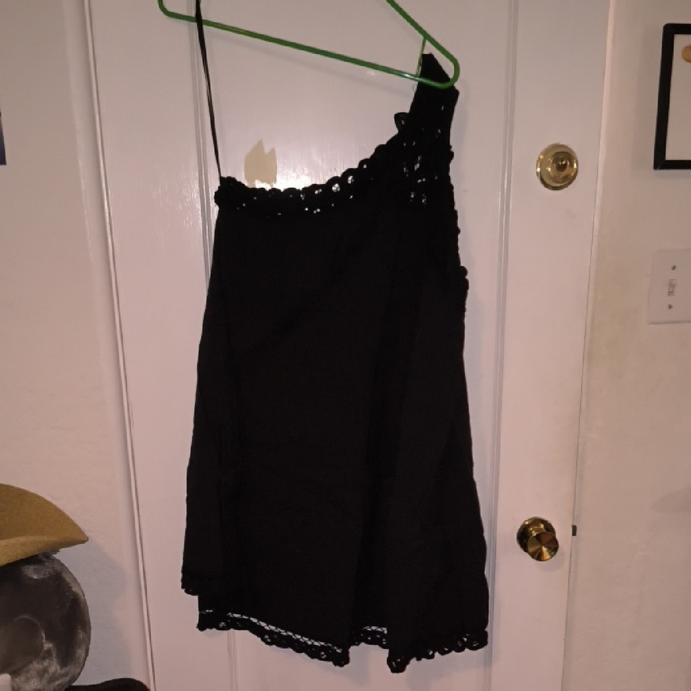 Free People | One-Shoulder Black Dress